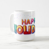 Frohe Feiertage Tasse (Vorderseite Links)