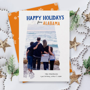 Frohe Feiertage von Alabama One Photo Feiertagskarte