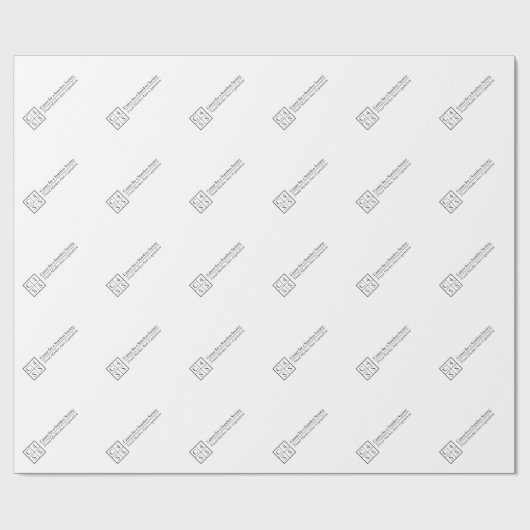 Frohe Feiertage von C4SS Geschenkpapier (Flach)