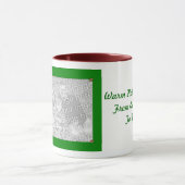 Frohe Feiertage Weihnachtsbär Tasse (Zentrum)