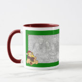 Frohe Feiertage Weihnachtsbär Tasse (Links)