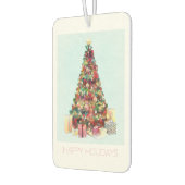 Frohe Feiertage. Weihnachtsbaum Autolufterfrischer (Links)
