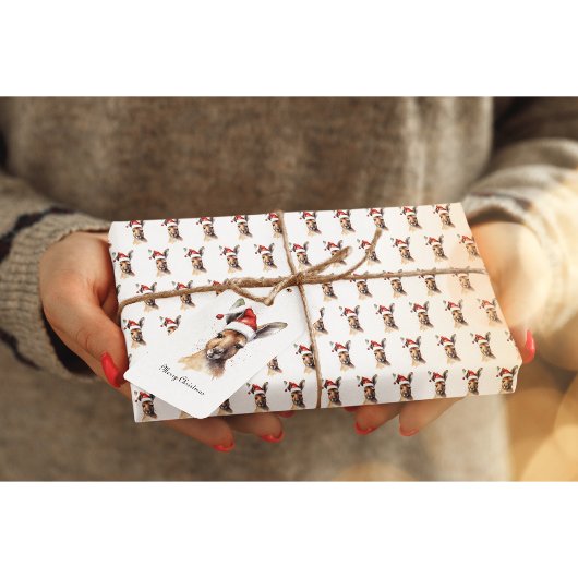 Frohe Feiertage, Weihnachtskänguru Geschenkpapier