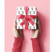 Frohe Feiertage, Weihnachtskänguru Geschenkpapier