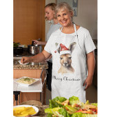 Frohe Feiertage, Weihnachtskänguru individuell Schürze