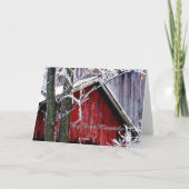 Frohe Feiertage Weihnachtskarte Feiertagskarte (Rückseite)