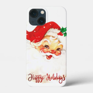 Frohe Feiertage, Weihnachtsmann Retro Case-Mate iPhone Hülle