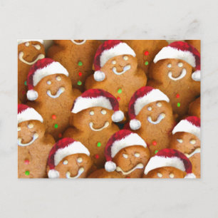 Frohe Feiertage Weihnachtsplätzchen-Postkarte Feiertagspostkarte