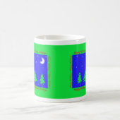 Frohe Feiertage Winterlandschaft Kaffeetasse (Mittel)