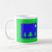 Frohe Feiertage Winterlandschaft Kaffeetasse (Links)