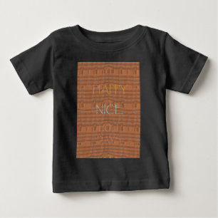 Frohe Feiertage Zebra-Kunstposter Baby T-shirt