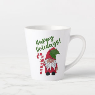 Frohe Feiertage! Zuckerstangen-Gnom Milchtasse