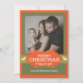 Frohe Feiertagskarte (Vorderseite)