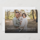 Frohe Ferien Volles Foto Weihnachten (Vorderseite)