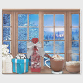 Frohe Festtage2 Geschenkpapier (Flach)