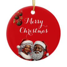 Frohe Festtage - afroamerikanische Verzierung