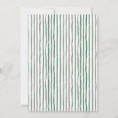 Frohe Festtage Aquarellkranz-Urlaubskarte (Rückseite)