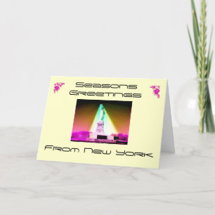 Frohe Festtage aus New York, Feiertagskarte
