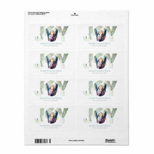 Frohe Festtage (BLAU) (Vorne)