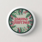 Frohe Festtage Button (Vorderseite)