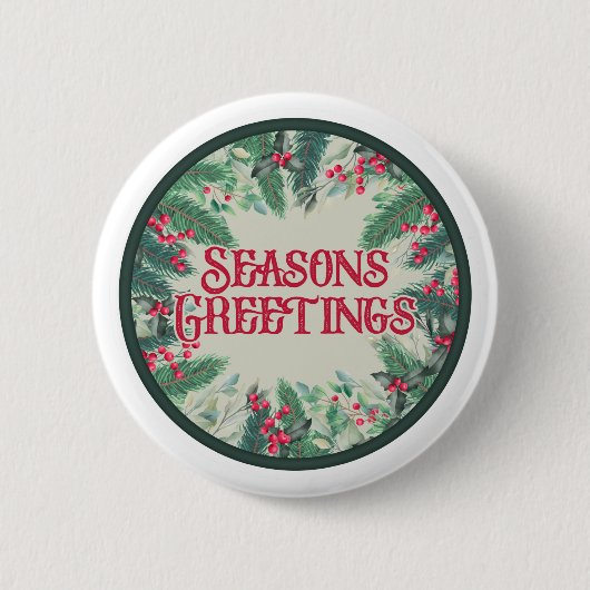 Frohe Festtage Button (Vorderseite)