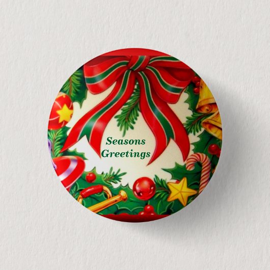 Frohe Festtage_ Button (Vorderseite)