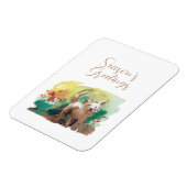 Frohe Festtage Card Magnet (Linke Seite)