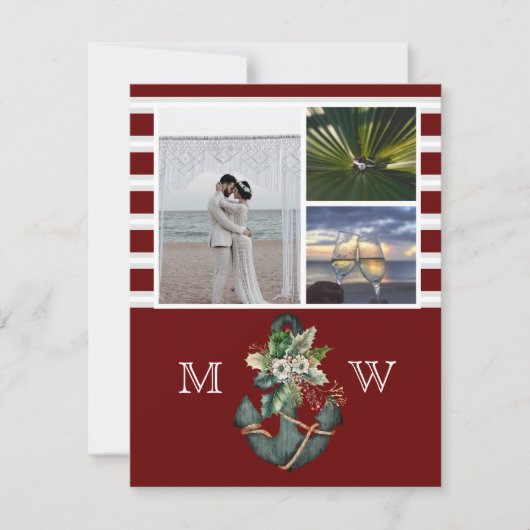 Frohe Festtage Dankeskarte (Vorderseite)