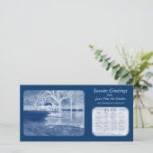 Frohe Festtage Feiertagskarte (Stehend Vorderseite)