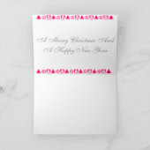 Frohe Festtage Feiertagskarte (Innenseite)