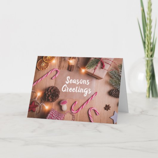 *FROHE FESTTAGE* FÜR JEDEN IN DIESEM JAHR! FEIERTA FEIERTAGSKARTE (Vorderseite)