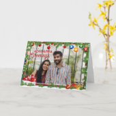 Frohe Festtage geklappte Grußkarte Karte (Gelbe Blume)