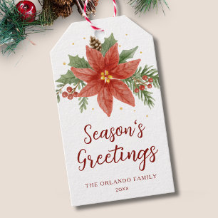 Frohe Festtage Geschenkanhänger