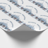 FROHE FESTTAGE GESCHENKPAPIER (Ecke)