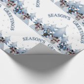 FROHE FESTTAGE GESCHENKPAPIER (Ecke)