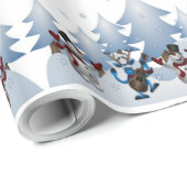 FROHE FESTTAGE GESCHENKPAPIER (Rolleneckpunkt)