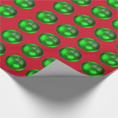 Frohe Festtage glänzendes Schleifpapier Geschenkpapier (Ecke)