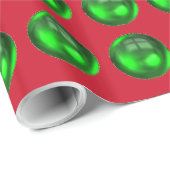 Frohe Festtage glänzendes Schleifpapier Geschenkpapier (Rolleneckpunkt)