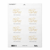 Frohe Festtage (GOLD) (Vorne)