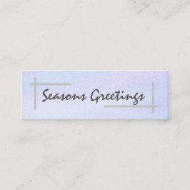 Frohe Festtage/Hanukkah-Segnungen Mini Visitenkarte