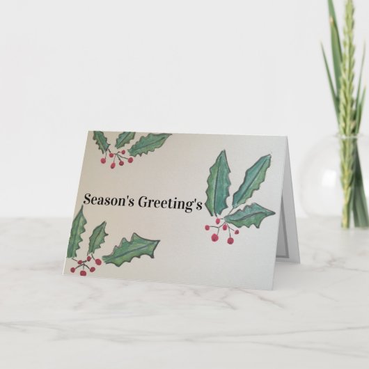 Frohe Festtage-Karte Feiertagskarte (Vorderseite)