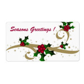 Frohe Festtage! -Labels (Vorne)