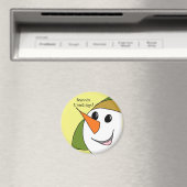 Frohe Festtage lächeln Snowman Magnet (In Situ (Geschirrspüler))