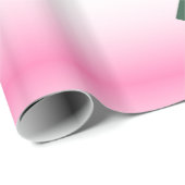 Frohe Festtage Lebhafte Grüne Grenze Geschenkpapier (Rolleneckpunkt)