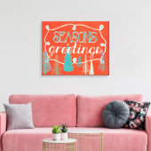 Frohe Festtage Leinwanddruck (Insitu (Wohnzimmer))