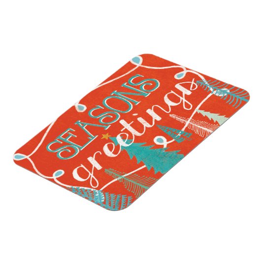 Frohe Festtage Magnet (Linke Seite)