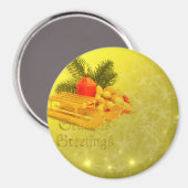 Frohe Festtage Magnet (Vorderseite/Rückseite)