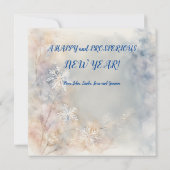 Frohe Festtage, Minimalistisch, Personalisiert Karte (Rückseite)