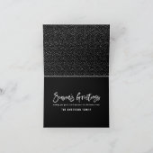 Frohe Festtage Moderne, minimale Weihnachten im Fo (Innenseite)