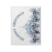 FROHE FESTTAGE NOTIZBLOCK (Rotiert)